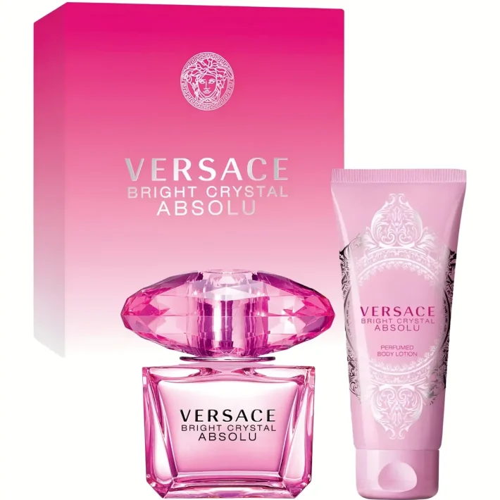 Set Versace Bright Crystal Absolu Edp 90ML + Body Lotion 100ML